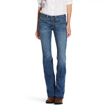 Ariat Ladies R.E.A.L Mid Rise Jasmine Stretch Boot Cut Jeans