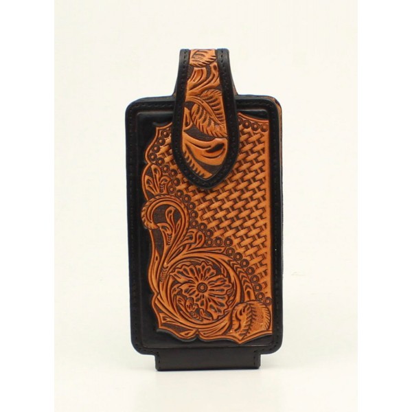 Black & Tan Embossed Cell Phone Case