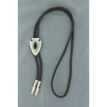 Black Stone Arrowhead Bolo