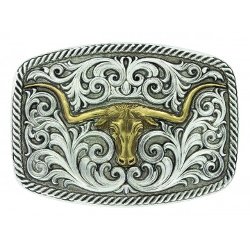 Montana Silversmith Two-Toned Champion Texas Long Horn
