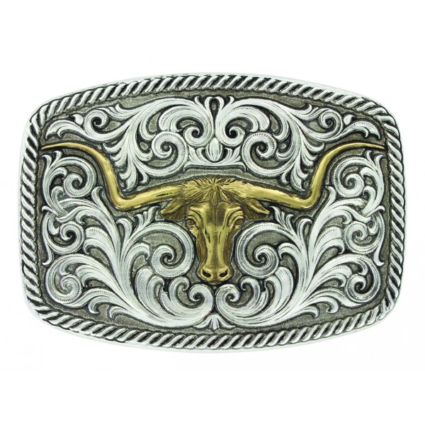 Montana Silversmith Two-Toned Champion Texas Long Horn