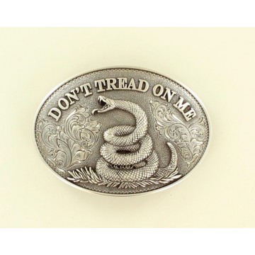 Oval Don't Tread on Me Buckle