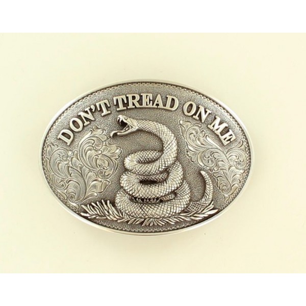 Oval Don't Tread on Me Buckle