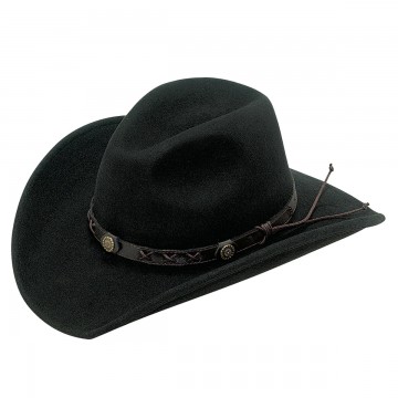 Dakota Crushable Black Hat