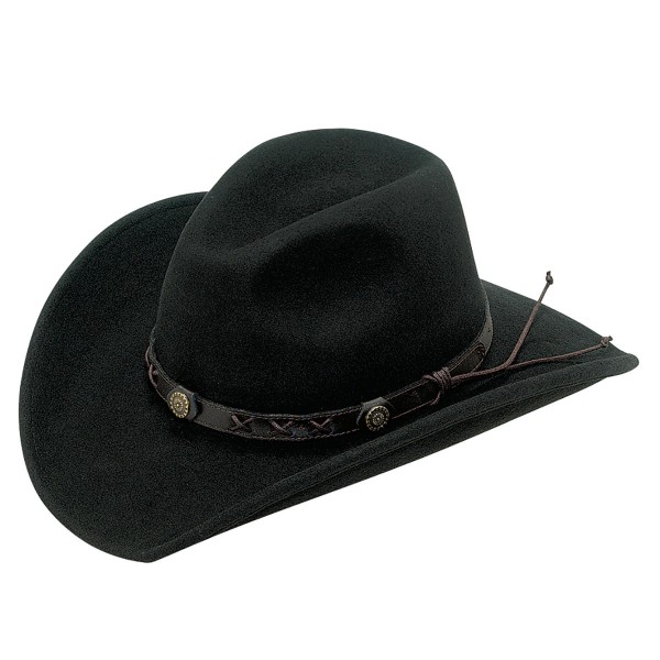 Dakota Crushable Black Hat