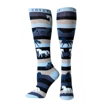 Women's Horse Line Knee Sock