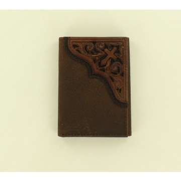 Ariat Trifold Scroll Cross Wallet