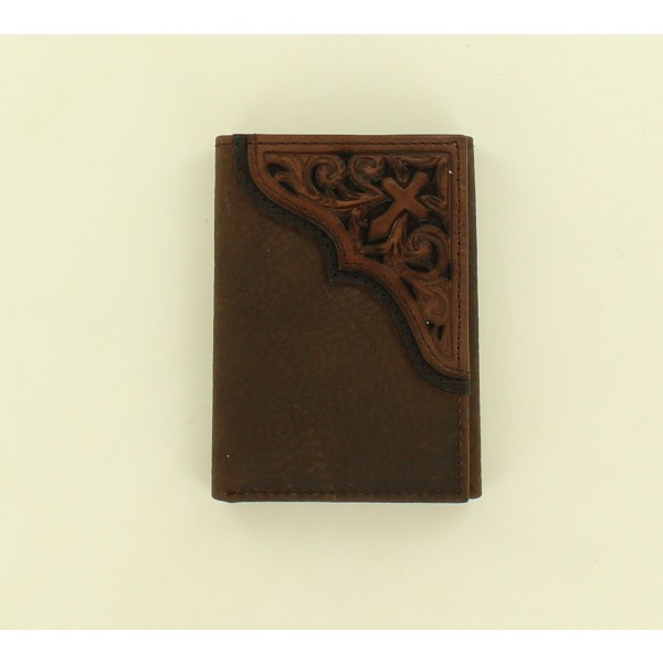 Ariat Trifold Scroll Cross Wallet