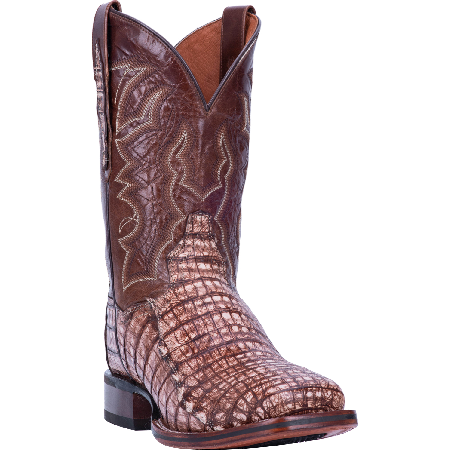 tan caiman boots