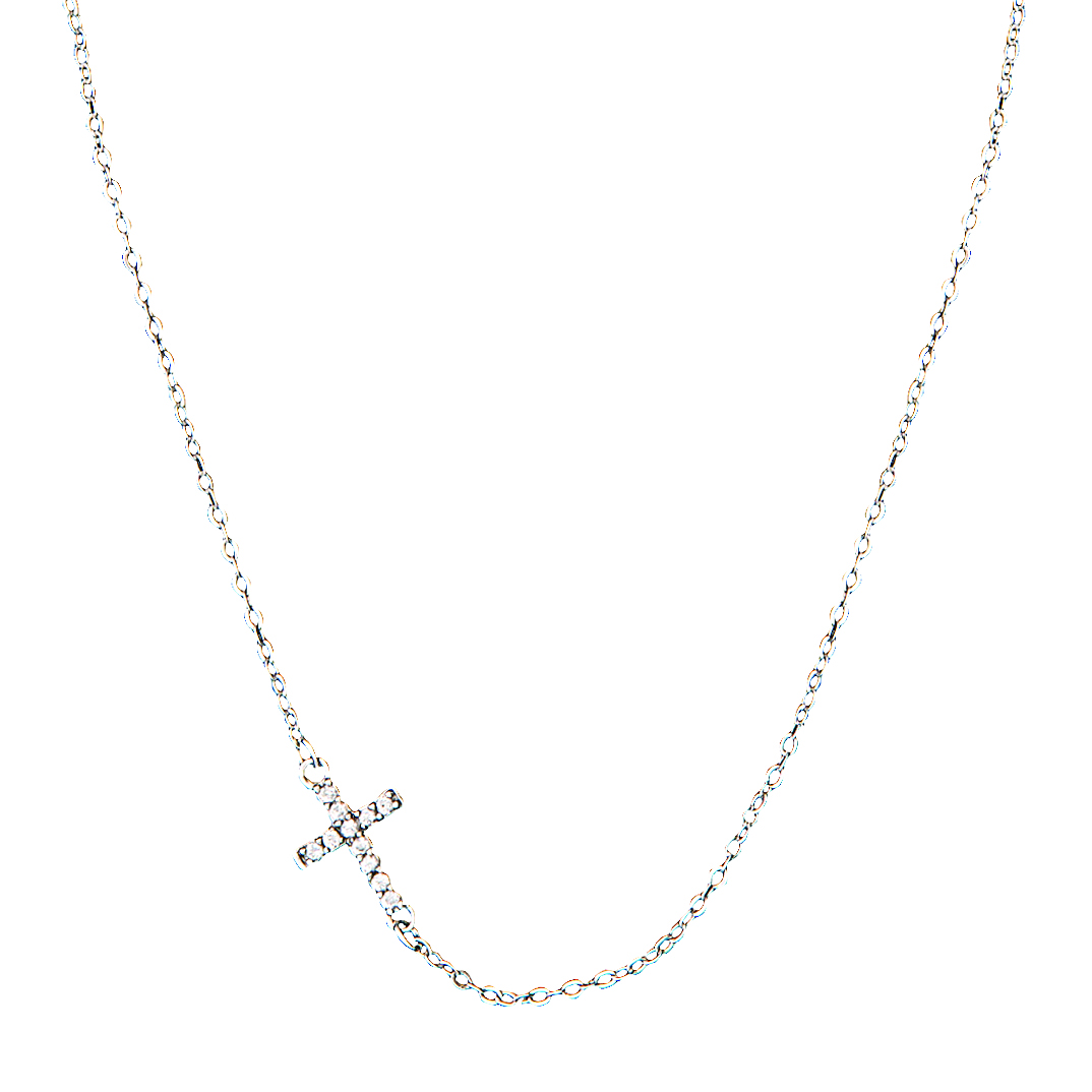 Montana Silversmith Quiet Faith, Tiny Crystal Cross Choker – Lowry's ...