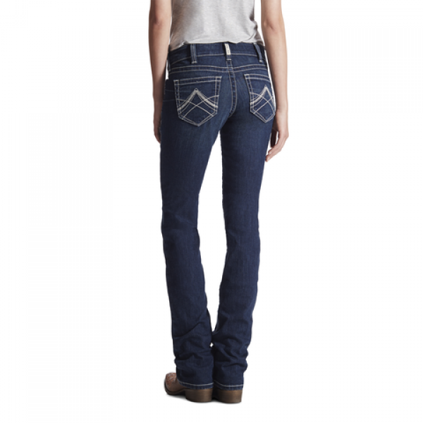 R.E.A.L. Mid Rise Stretch Icon Stackable Straight Leg Jean - Image 2