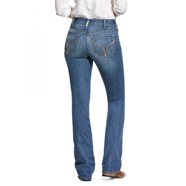Women's Ariat R.E.A.L. Perfect Rise Stretch Rachael Boot Cut Jean - Image 2