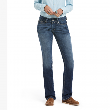 Women's Ariat R.E.A.L. perfect Rise Stretch Skyway Stackable Straight Leg Jean