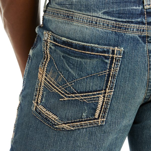 Ariat M5 Slim Gambler Stackable Straight Leg Jean - Image 3