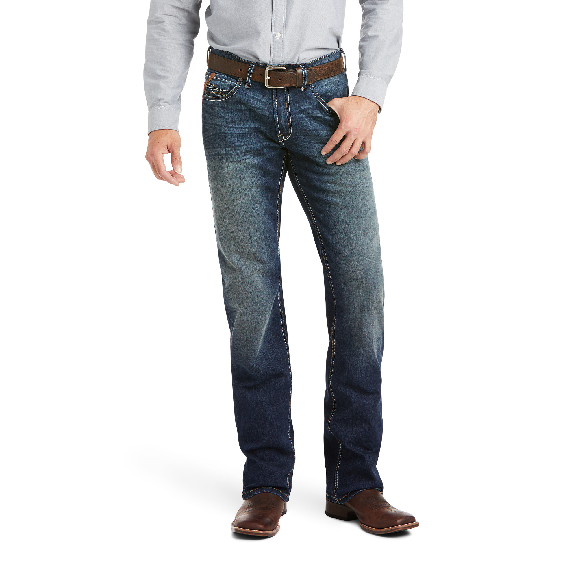 Ariat M5 Straight TekStretch Tyler Stackable Straight Leg Jean – Lowry ...