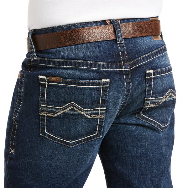Ariat M4 Low Rise Stretch Barstow Stackable Straight Leg Jean - Image 3
