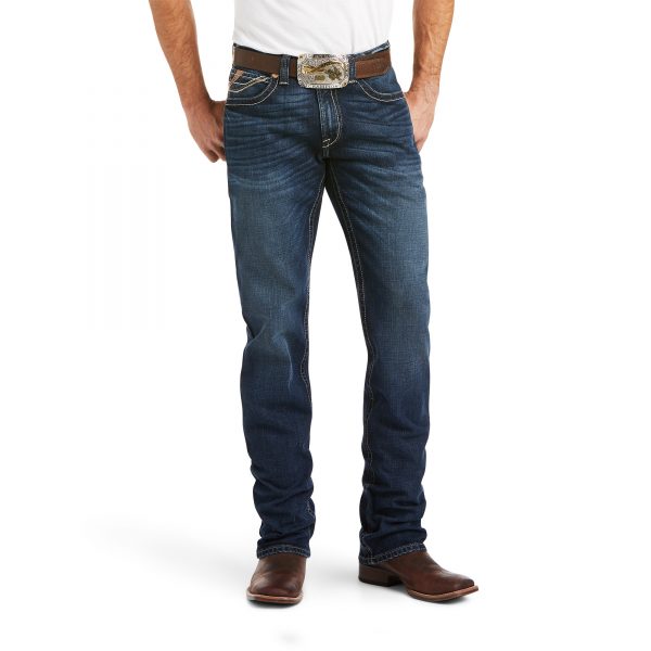 Ariat M4 Low Rise Stretch Barstow Stackable Straight Leg Jean - Image 2