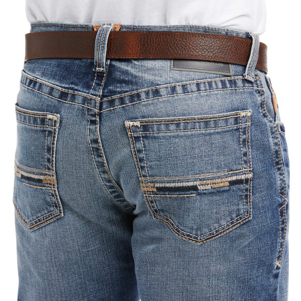 Ariat M4 Low Rise Stretch Longspur Stackable Straight Leg Jean - Image 3