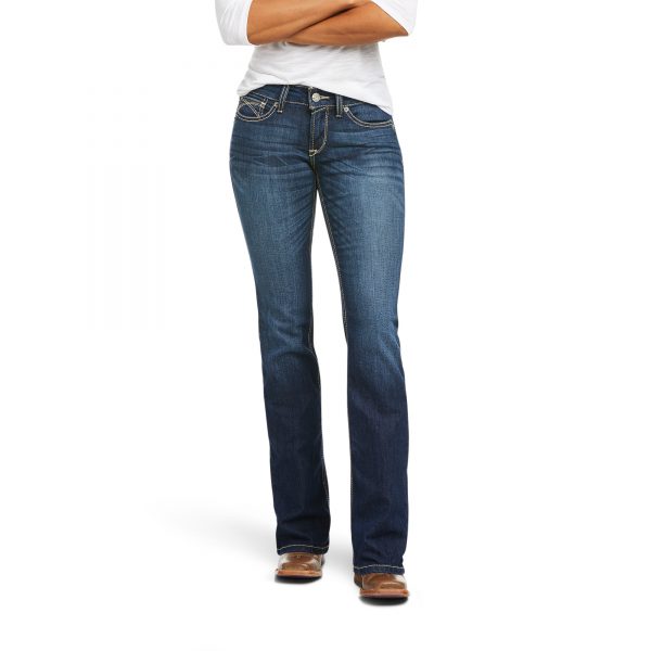 Ariat R.E.A.L. Mid Rise Janet Boot Cut Jean - Image 2