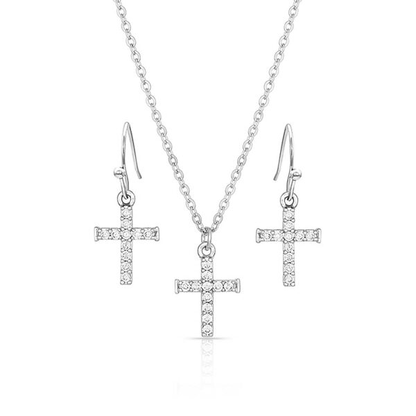 Montana Silversmith Unwavering Cross Jewelry Set