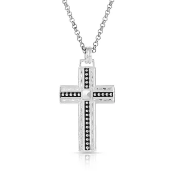 Montana Silversmiths Diamond Rio Cross Necklace