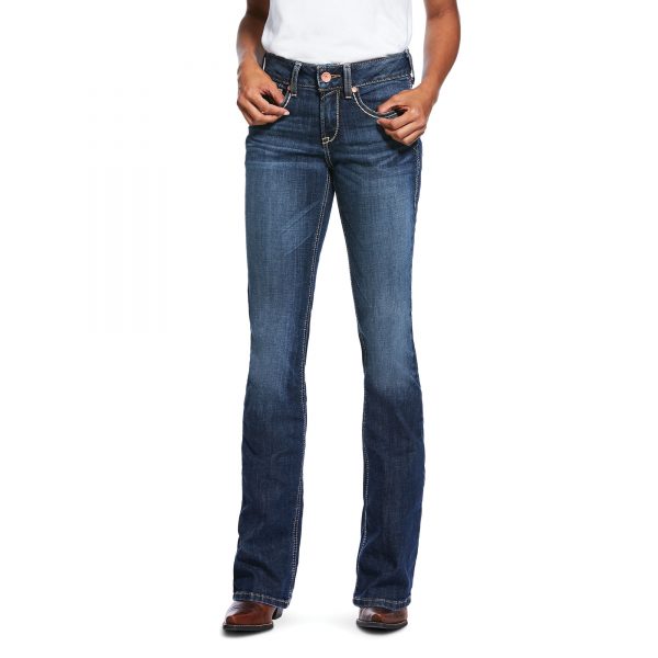 Ariat R.E.A.L. Perfect Rise Stretch Linda Boot Cut Jean - Image 2