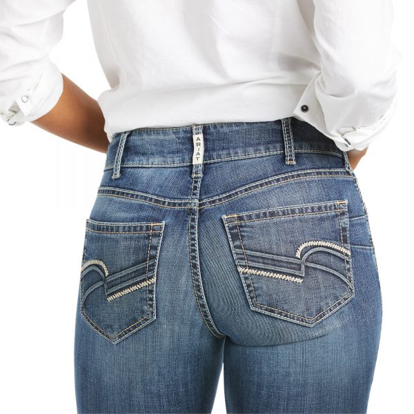 Ariat R.E.A.L. Perfect Rise Amethyst Stackable Straight Leg Jean - Image 2