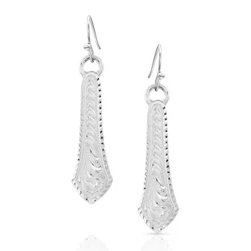 Montana Silversmiths West Bound Silver Earrings