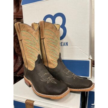 Anderson Bean Black Bison with Tan Sinsation Top