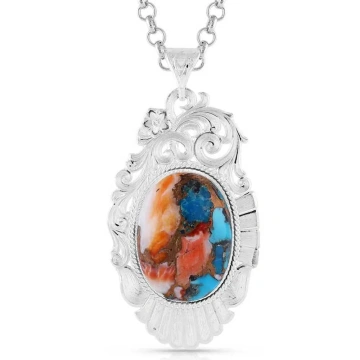 Montana Silversmiths Swiftcurrent Glacial Stone Necklace