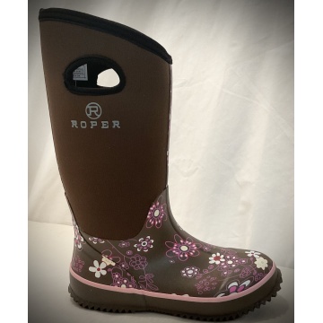 BARNYARD FLORAL BROWN