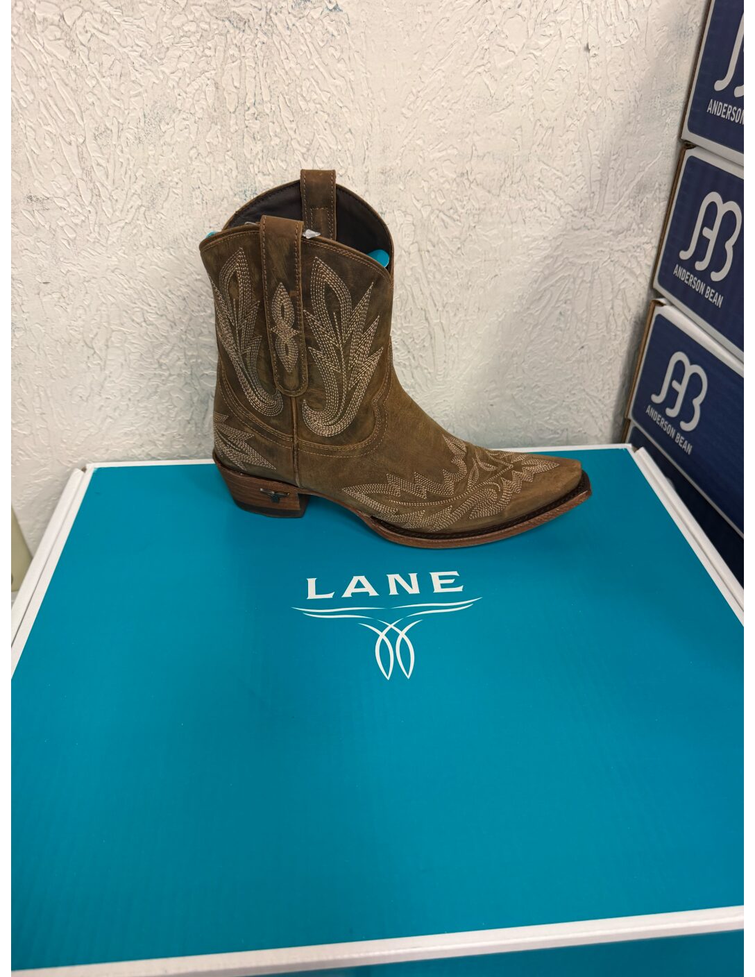 Lane Lexington Bootie Burnt Caramel